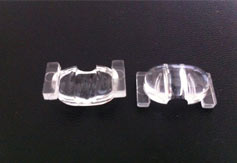 大功率LED路燈專用透鏡，花生米透鏡， led雙角度透鏡 ，led路燈透鏡